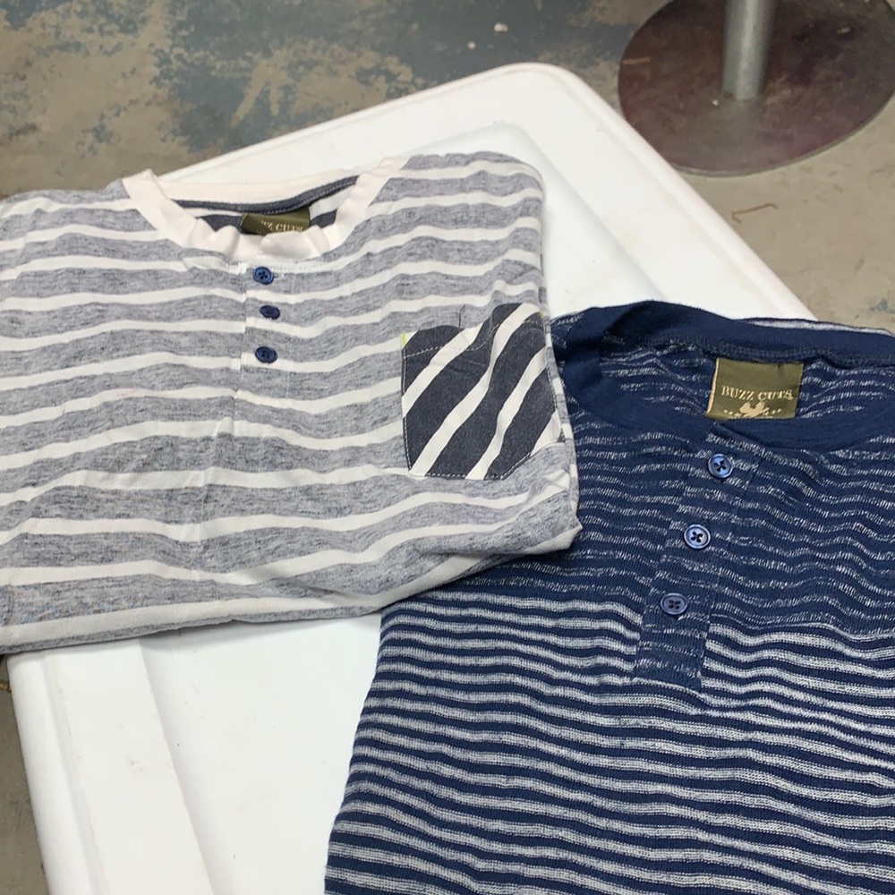 Buzz Cuts Boys Shirts Size XL Lot of Two